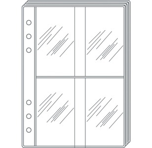 Quo Vadis, Einlagen Für Organizer - 15x21 Cm - Einlagen Unisex Weiss, 