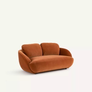 AM.PM, AM.PM - Sitzbank Sofa Samt, 2P, Braun, AM.PM - Sitzbank Sofa Samt, 2P, Honig