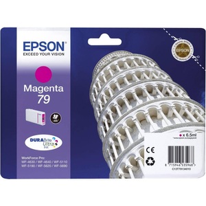Epson, Epson T791340 Magenta Tintenpatrone, Epson Tintenpatrone, rot, C13T791340, (800 Seiten)