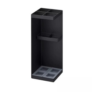 Yamazaki, Yamazaki - Schirmständer Smart - Mischmaterial - schwarz - 11/11/30 cm, Yamazaki - Schirmständer SMART, One Size, Schwarz