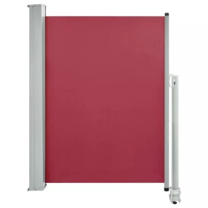 Diverse Hardware, Ausziehbare Seitenmarkise 100x300 cm Rot, vidaXL Ausziehbare Seitenmarkise 100x300 cm Rot