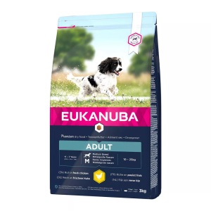 Eukanuba, Eukanuba Active Adult Medium Breed Huhn - 3 kg, Eukanuba Adult Medium Breed Huhn - 3 kg