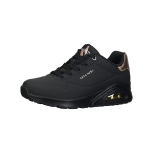 Skechers, Skechers Sneaker »UNO«, mit Metallic-Einsatz, Skechers - Sneaker, für Damen, Schwarz, Größe 36