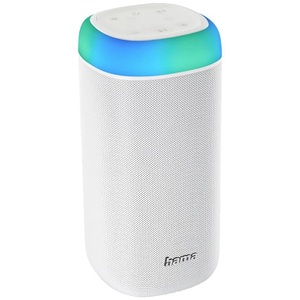 HAMA, Hama Shine 2.0 Bluetooth® Lautsprecher AUX, Freisprechfunktion, spritzwassergeschützt, tragbar Weiß, Hama Shine 2.0 Bluetooth® Lautsprecher AUX, Freisprechfunktion, spritzwassergeschützt, tragbar Weiß