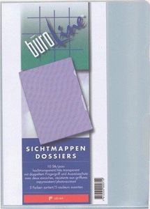 undefined, BÜROLINE Sichtmappen A4 620069 sortiert 10 Stück, BÜROLINE Sichtmappen A4 620069 sortiert 10 Stück