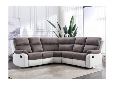 Vente-unique, Relaxsofa Ecksofa Microfaser Kunstleder TOLZANO Relaxsofa Ecksofa Microfaser Kunstleder TOLZANO, 