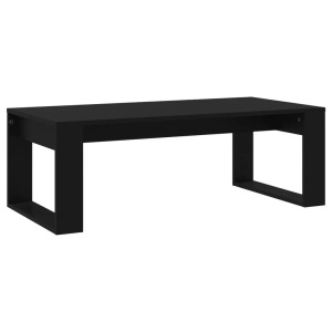 vidaXL, vidaXL Couchtisch Schwarz 102x50x35 cm Holzwerkstoff