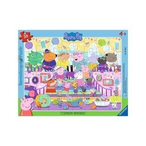 Ravensburger, Puzzle Familienfest mit Peppa und Freunden (39Teile), Familienfest mit Peppa und Freunden