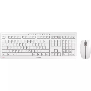 Cherry, STREAM DESKTOP RECHARGE, Desktop-Set, Cherry - Tastatur, Maus-Set, Taubengrau