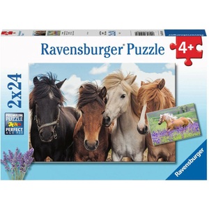 Ravensburger Verlag, Pferdeliebe, Ravensburger Kinderpuzzle - 05148 Pferdeliebe - Puzzle für Kinder ab 4 Jahren mit 2x24 Teilen