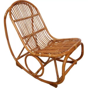 mutoni sweet home, Schaukelstuhl Rattan natur, Schaukelstuhl Paco natur