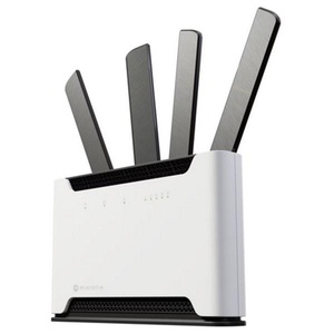MikroTik, Chateau 5G ax WLAN-Router Ethernet Dual-Band (2,4 GHz/5 GHz) Weiß, MikroTik LTE-Router Chateau 5G ax
