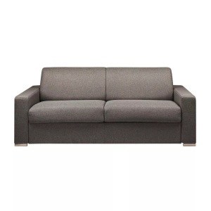 LINEA SOFA, LINEA SOFA - Schlafsofa mit Matratze 4-Sitzer Stoff - Anthrazit - Liegefläche mit Lattenrost: 160 cm - Matratzenhöhe: 16 cm mit Memory Schaum - CALITO, One Size