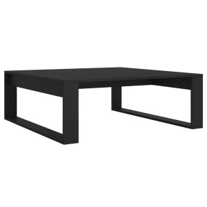 vidaXL, vidaXL Couchtisch Schwarz 100x100x35 cm Spanplatte