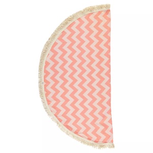 L'Anse, L'Anse - Badetuch Zig Zag, One Size, Korall