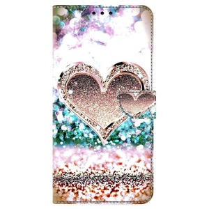 Cover-Discount, iPhone 15 - 3D-Effekt Hülle Etui Diamond Heart, Cover-Discount - iPhone 15 3D-Effekt Hülle Etui, Weiss