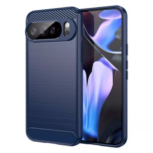 Cover-Discount, Cover-Discount - Google Pixel 10 Pro XL Metall Carbon Look Hülle, Blau