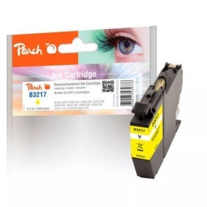 Peach, Peach Tintenpatrone gelb kompatibel zu Brother LC-3217Y, Peach B3217 Y Druckerpatrone ye ersetzt Brother LC-3217Y für z.B. Brother MFCJ 5335 DW, Brother MFCJ 5330 DW, Brother MFCJ 6930 DW