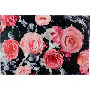 mutoni lifestyle, Gemälde Plexy Flowers 120x80, Gemälde Plexy Flowers 120x80