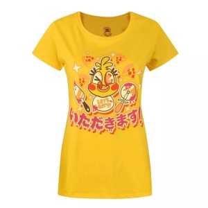 Five Nights At Freddy's, Chicadakimasu Tshirt Damen Gelb XXL, Five Nights At Freddys - Chicadakimasu TShirt, für Damen, Gelb, Größe XXL