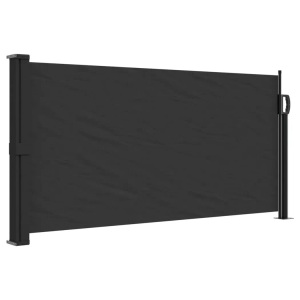vidaXL, vidaXL Seitenmarkise Ausziehbar Schwarz 100x300 cm