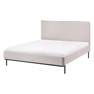 Beliani, Bett mit Lattenrost aus Polyester Modern CORIO Bett mit Lattenrost aus Polyester Modern CORIO
