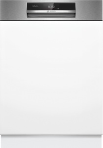 Bosch, Bosch SMI8YCS03E Geschirrspüler, Bosch Serie 8, Teilintegrierter Geschirrspüler, 60 cm, Edelstahl, SMI8YCS03E