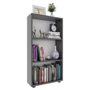 VCM, Holz Aufbewahrung Stand Regal Bücherregal Deko Bücher Standregal Bulas 3 Fächer Holz Aufbewahrung Stand Regal Bücherregal Deko Bücher Standregal Bulas 3 Fächer, VCM - Holz Aufbewahrung Stand Regal Bücherregal Deko Bücher Standregal Bulas 3 Fächer, 56cm, Anthrazit