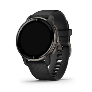 Garmin, GARMIN Venu 2 Plus - GPS-Smartwatch (125 - 190 mm, Silikon, Schwarz/Schiefergrau), Garmin Sportuhr »Venu 2 Plus«