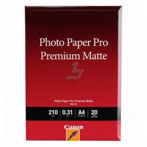 Canon, Canon Photo Paper Pro Premium Matte PM-101 8657B005 Fotopapier DIN A4 210 g/m² 20 Blatt Matt, Canon, Papier (Blatt), Canon PM-101 A4 Photo Paper Premium, Produkte & Wohnen