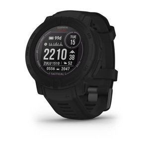 Garmin, GARMIN Instinct 2 Solar Tactical Edition - GPS-Smartwatch (Breite: 22 mm, Silikon, Schwarz), Instinct 2 Solar Tactical Edition, Smartwatch