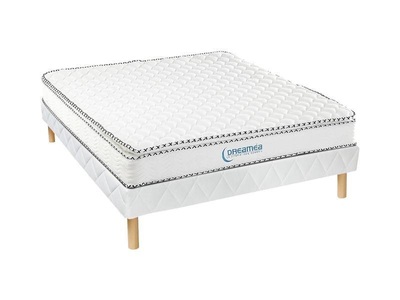 DREAMEA, Taschenfederkernmatratze Lattenrost Set mit Topper ALTIER von Taschenfederkernmatratze Lattenrost Set mit Topper ALTIER von DREAMEA, 