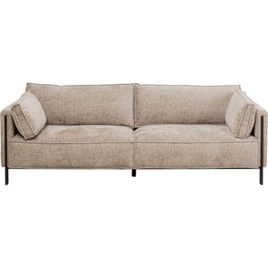 Kare Design, Sofa Victor 3-Sitzer grau, KARE Design - Sofa Victor 3-Sitzer, One Size, Grau