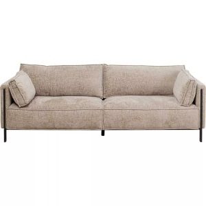 Kare Design, Sofa Victor 3-Sitzer grau, KARE Design - Sofa Victor 3-Sitzer, One Size, Grau