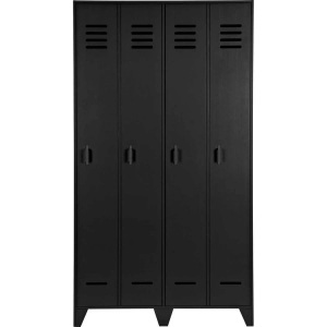 mutoni living, Spindschrank Stijn schwarz FSC, Spindschrank Stijn schwarz FSC