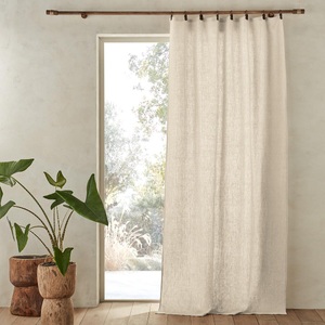 AM.PM, Vorhang Private Unisex Beige 140x180 cm, AM.PM - Vorhang Private aus vorgewaschenem Leinen mit Ringen, 140x180 cm, Beige
