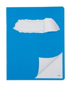 Elco, ELCO Schulheft Office 17,5 x 22 cm, Kariert, ELCO Schulheft 17,5x22cm 73063.37 kariert blau