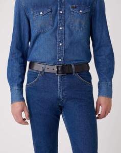 Wrangler, Kabel Buckle Gurtel Herren Schwarz 110, Wrangler - Gürtel Kabel Buckle, für Herren, Schwarz, Größe 110