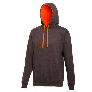Awdis, AWDIS Kapuzenpullover »/ Kapuzen-Sweatshirt«, AWDis - Kapuzenpullover KapuzenSweatshirt, für Damen, Charcoal Black, Größe M