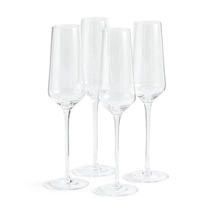 LA REDOUTE INTERIEURS, 4er-Set Sektgläser Zonza 4er-Set Sektgläser Zonza, La Redoute Intérieurs - 4er-Set Sektgläser Zonza, One Size, Beige