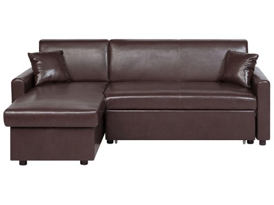 Beliani, Ecksofa (R) aus Polyester Modern OGNA Ecksofa (R) aus Polyester Modern OGNA, 