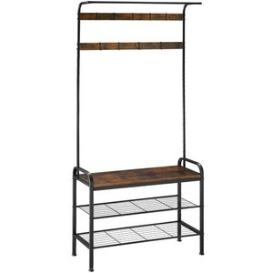 TecTake, Garderobe Unisex Braun Medium ONE SIZE, Tectake - Garderobe, One Size, Braun Medium