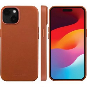 Dbramante1928, dbramante1928 Book Cover Roskilde iPhone 15 Braun, Dbramante1928 - Case iPhone 15 Roskilde, Light Beige