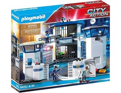 PLAYMOBIL, Polizei-Kommandozentrale mit Gefängnis, 6872 City Action Polizei-Kommandozentrale mit Gefängnis, Konstruktionsspielzeug