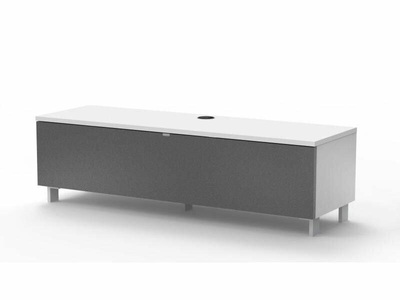 Just Racks, Just-racks Jrb1304-sng Tv-ständer & Entertainment-center Unisex Grau 30cm, just-racks TV-Schrank »JRB1304 Weiss/Grau«