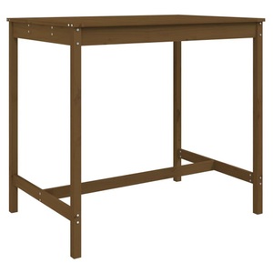 vidaXL, vidaXL Gartentisch Honigbraun 121x82,5x110 cm Massivholz Kiefer