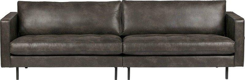 mutoni casual, Sofa Rodeo Classic 3 Sitzer Schwarz, Sofa Rodeo Classic 3-Sitz 275 Recycling Leder Schwarz