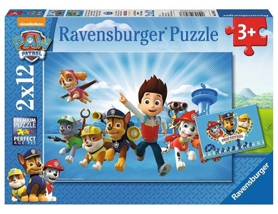Ravensburger, Ravensburger 2 X 12 Teile Ryder und die Paw Patrol, Ravensburger Puzzle »PAW:Ryder u.die Paw Patrol«
