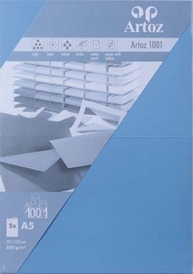 Artoz, ARTOZ Karten 1001 A5 107392264 220g. marineblau 5 Blatt, ARTOZ Karten 1001 A5 107392264 220g, marineblau 5 Blatt