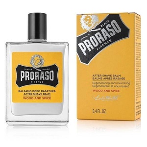 Proraso, Proraso Baume Après-Rasage Holz und Gewürze, Proraso Yellow Line After Shave Balm Wood & Spice 100 ml